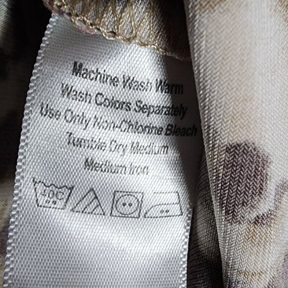 JESSICA LONDON Brown Tan Animal Print Pullover Sleeveless Dress Womens Size 16 - Picture 6 of 6